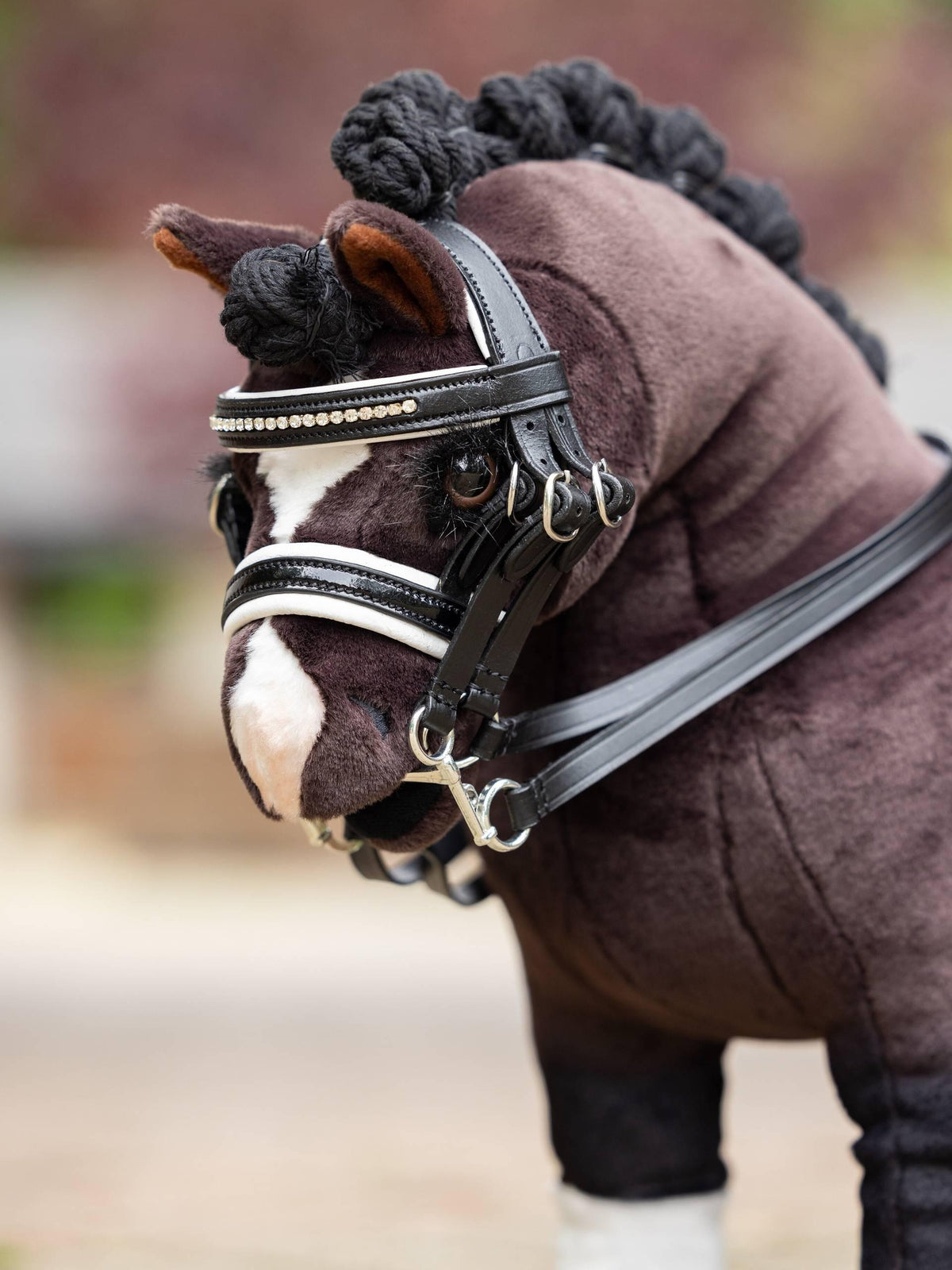 LeMieux Toy Pony Double Bridle -Black
