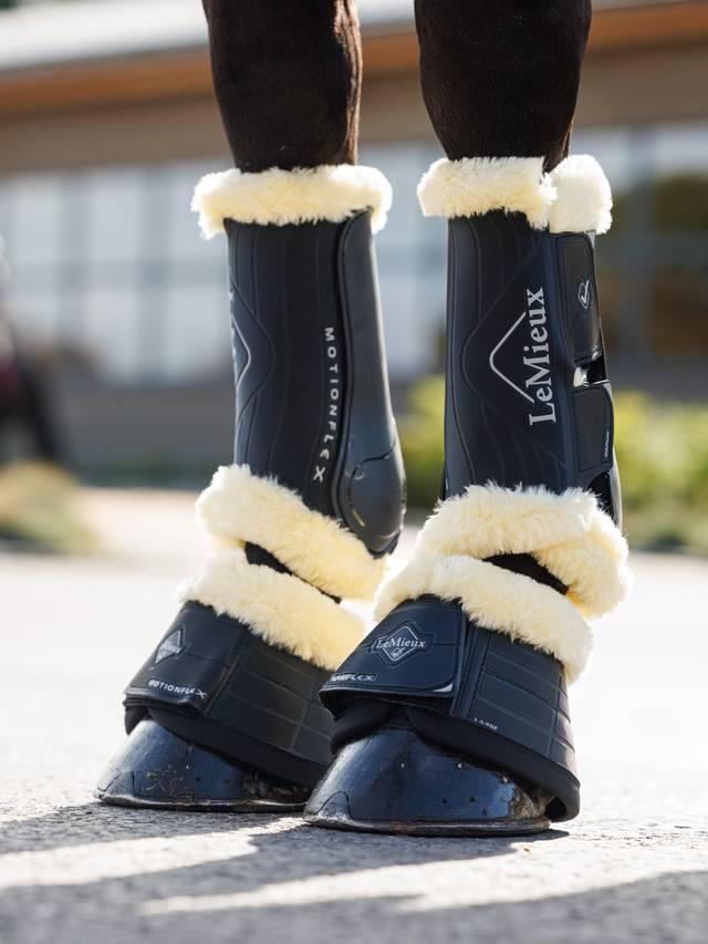 LeMieux Motionflex Over Reach Boot with Fleece Edge