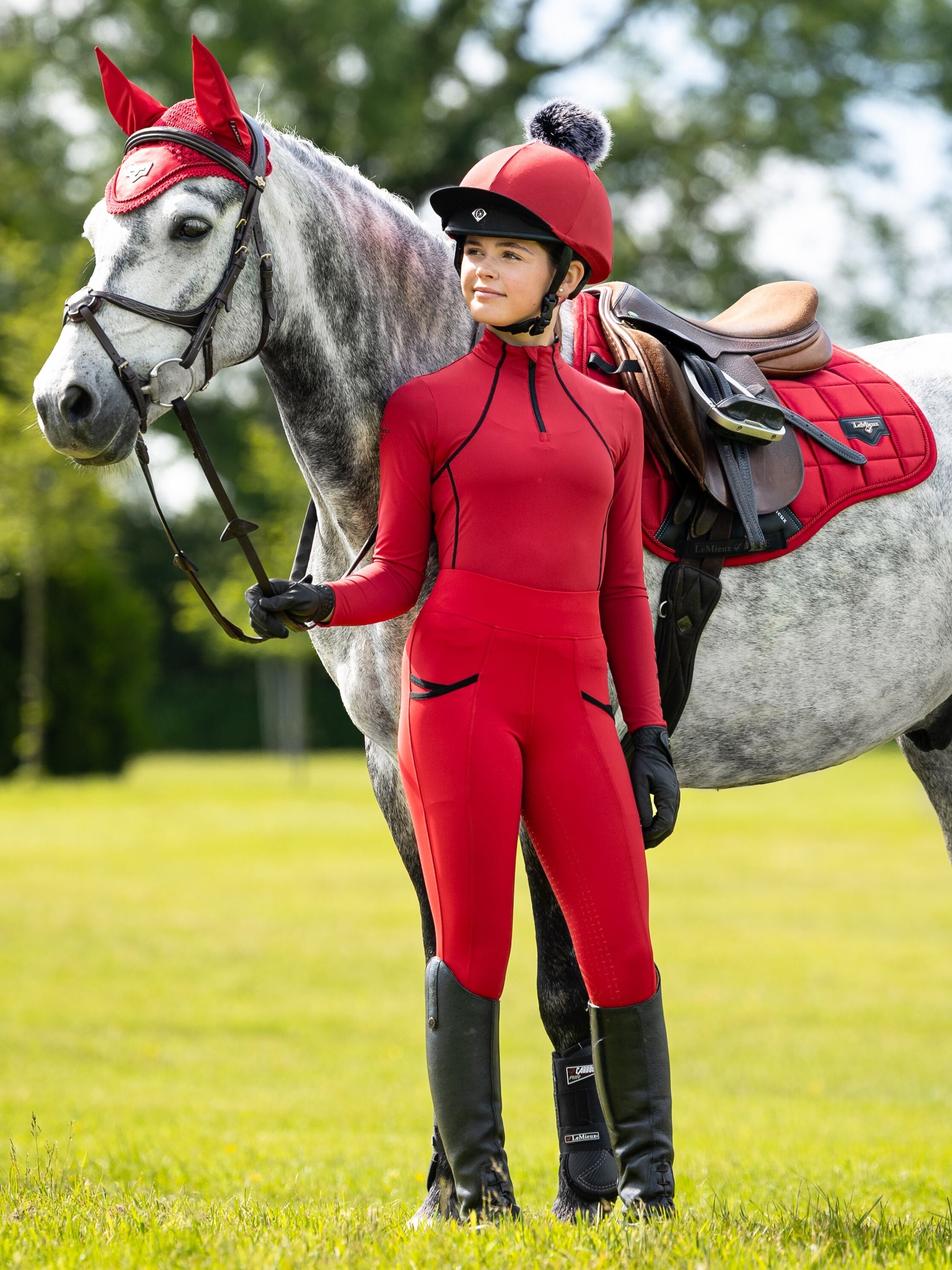 LeMieux Young Rider Pull On Breech Beige