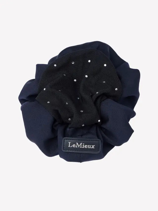LeMeiux Scrunchie with Crystal Hair Net