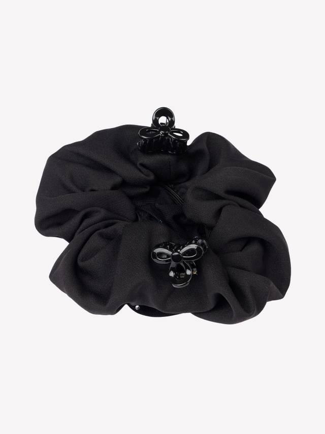 LeMeiux Scrunchie with Crystal Hair Net