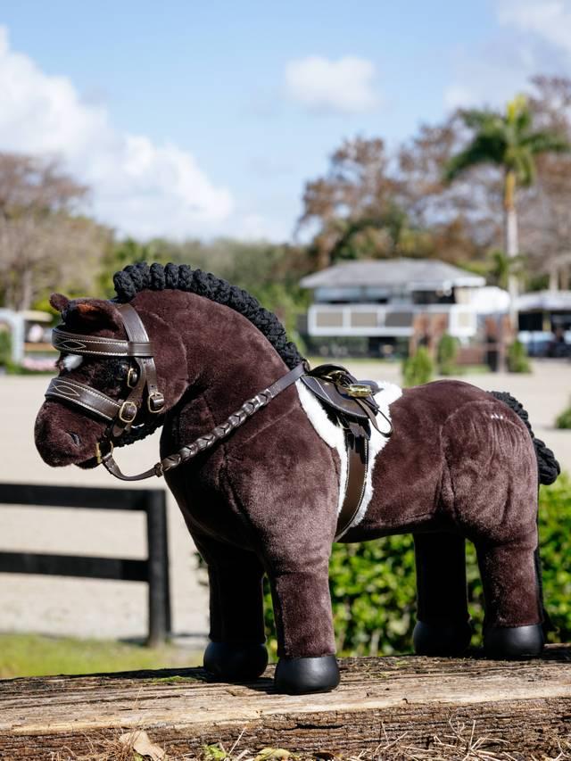 LeMeiux Toy Pony Hunter Saddle Pad & Girth - Brown