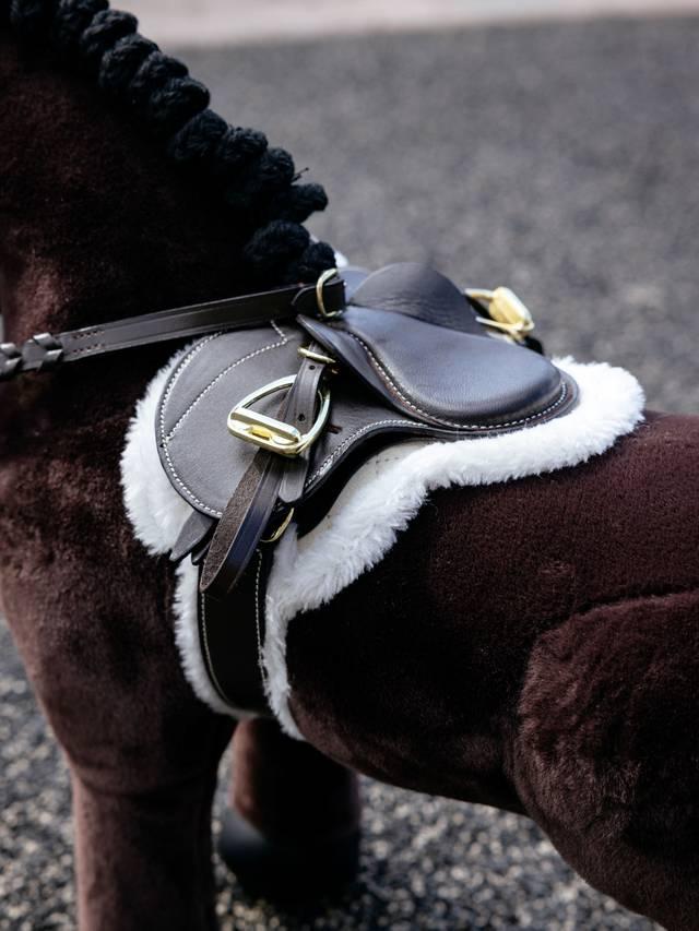 LeMeiux Toy Pony Hunter Saddle Pad & Girth - Brown