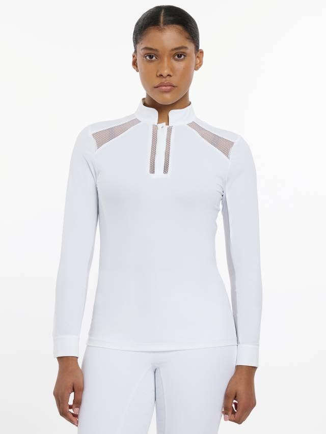 LeMieux Camille Long Sleeve Show Shirt Navy