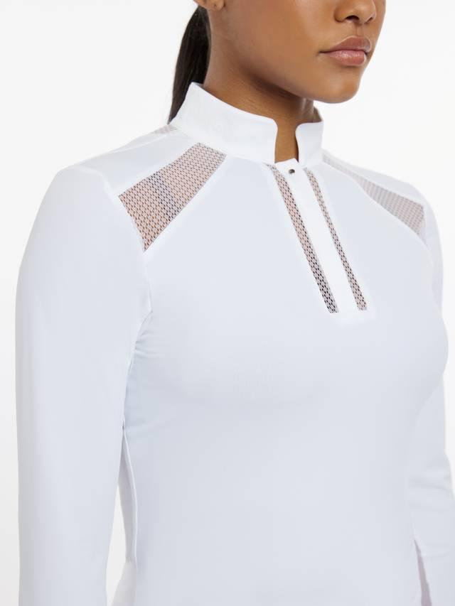 LeMieux Camille Long Sleeve Show Shirt Navy