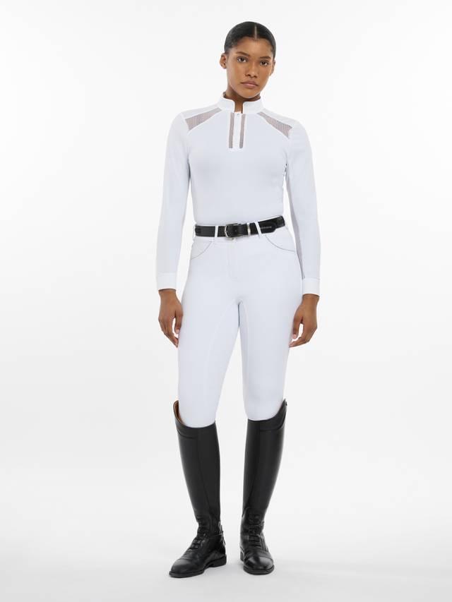 LeMieux Camille Long Sleeve Show Shirt Navy