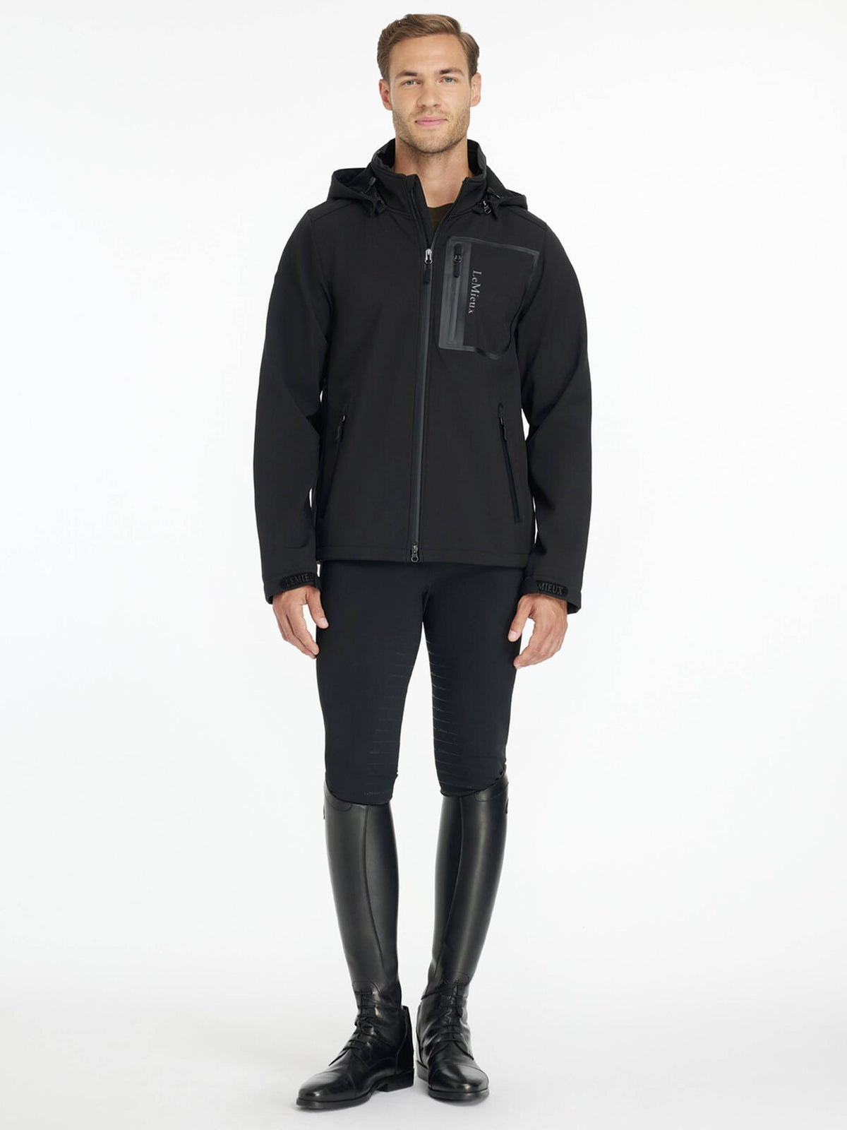 Lemieux Mens Softshell Jacket - Black