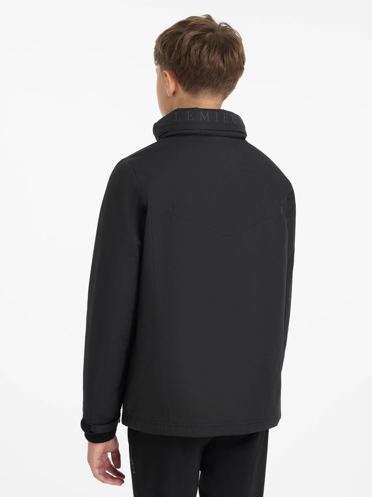 Lemieux Young Rider Boys Waterproof Team Jacket - Black