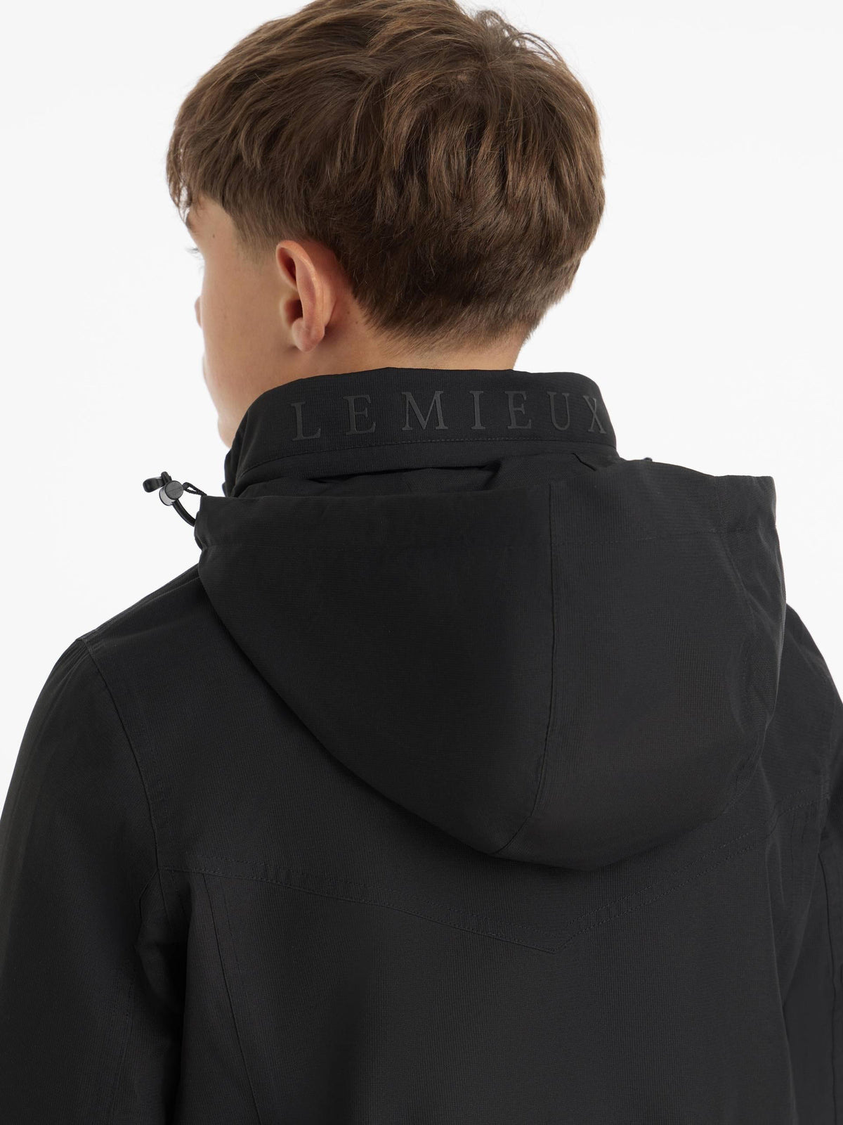 Lemieux Young Rider Boys Waterproof Team Jacket - Black