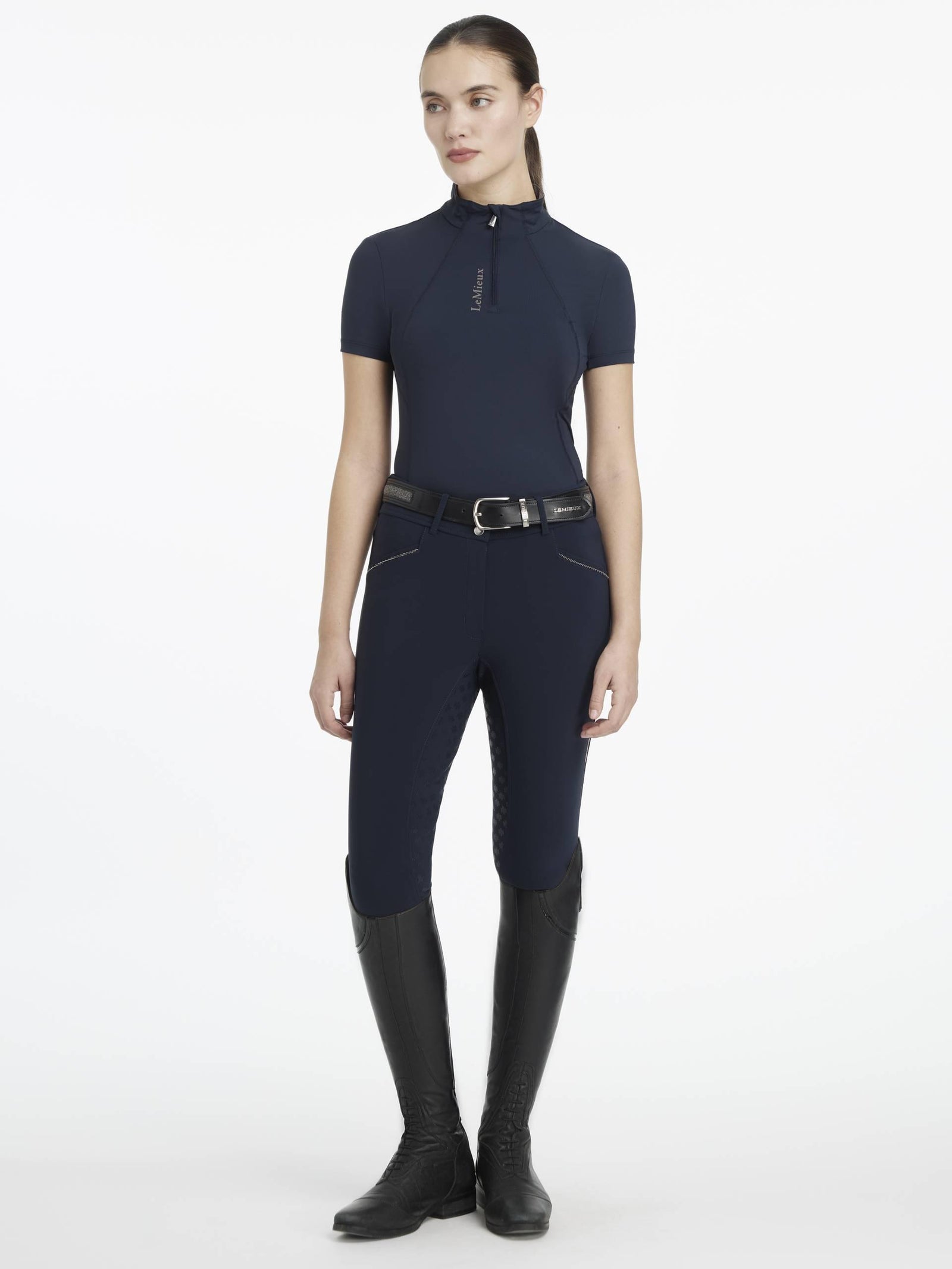 Lemieux Classique Short Sleeve Base Layer Navy