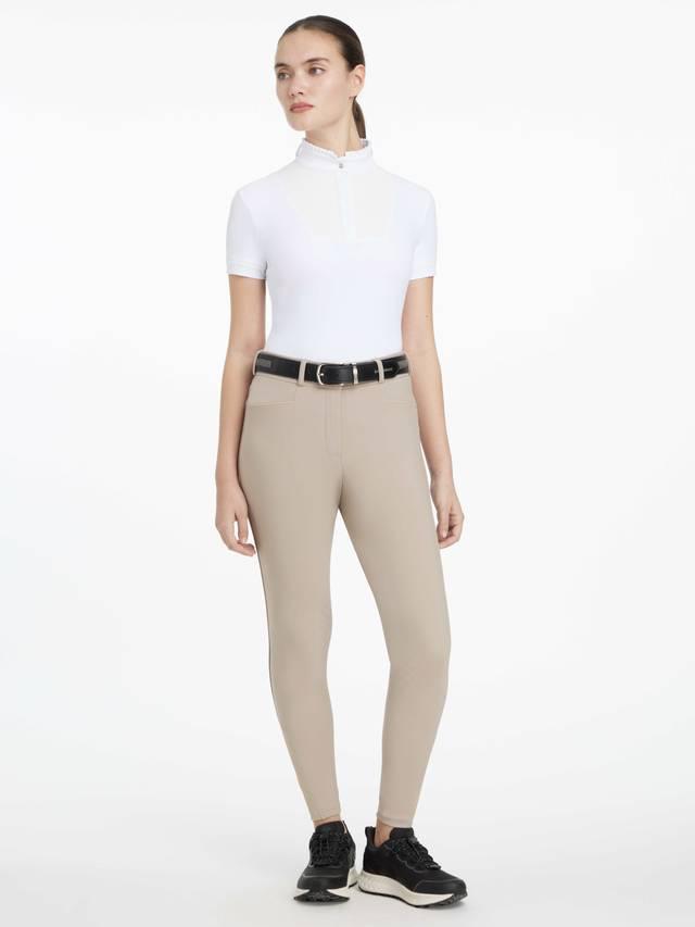 LeMieux Isabelle Knee Grip Breeches - Almond