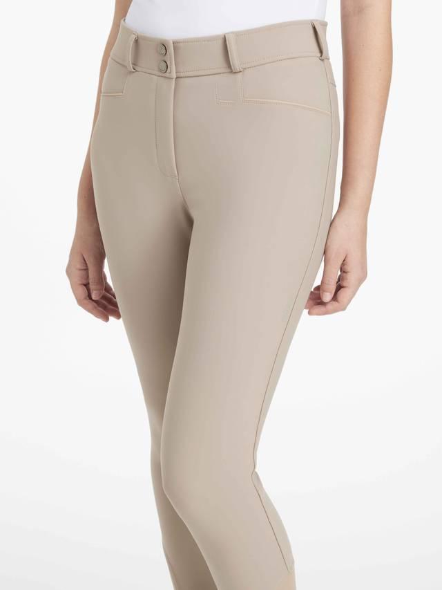 LeMieux Isabelle Knee Grip Breeches - Almond