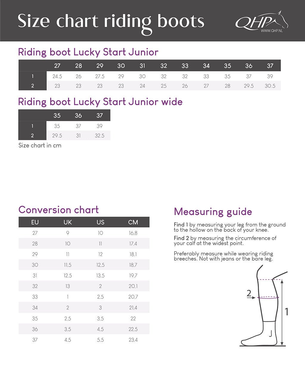 Junior Riding Boot Lucky Start - Wide - Nags Essentials