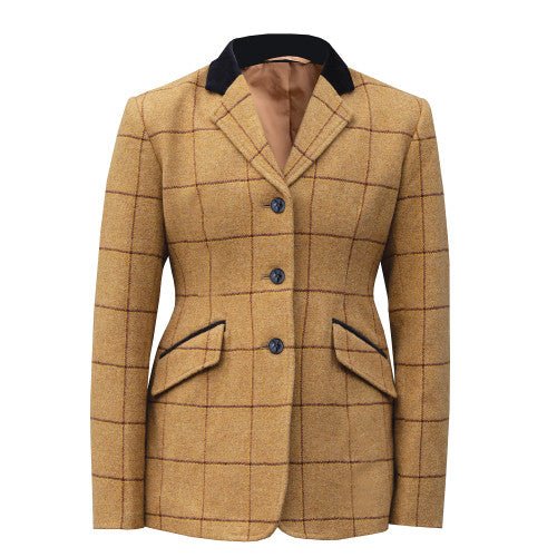 Junior Wheatley Deluxe Tweed Riding Jacket - Brown - Nags Essentials