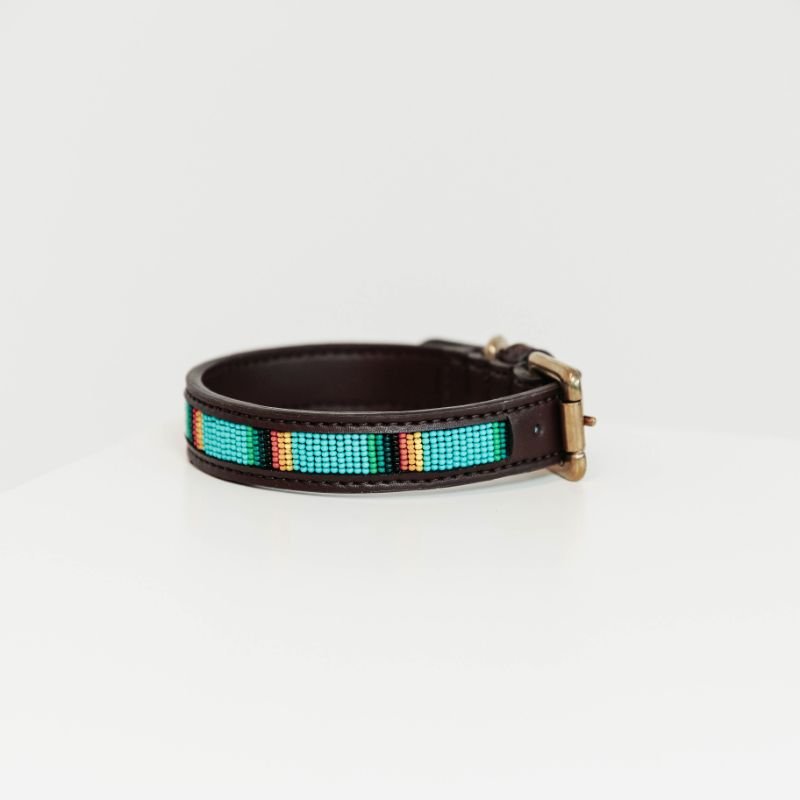 Kentucky Dogwear Dog Collar Pearls Light Blue - Nags Essentials
