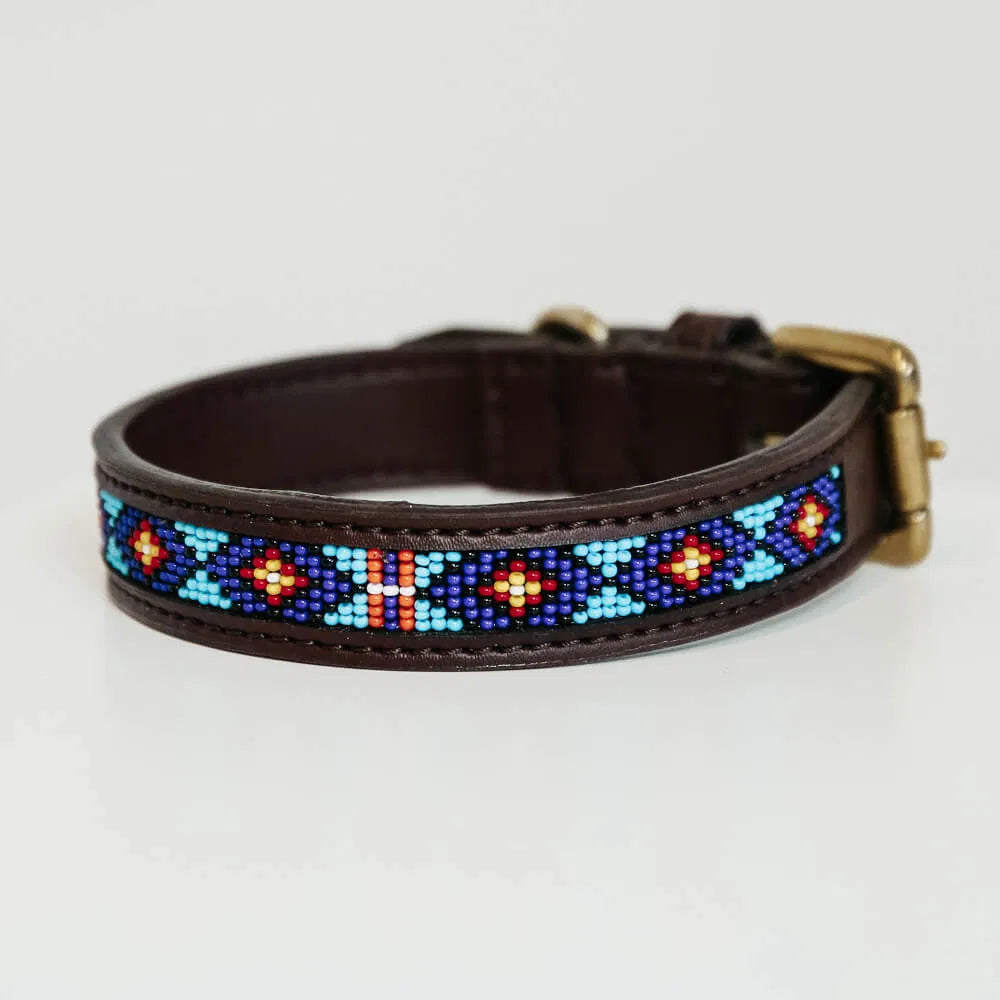 Kentucky Dogwear Dog Collar Pearls Blue