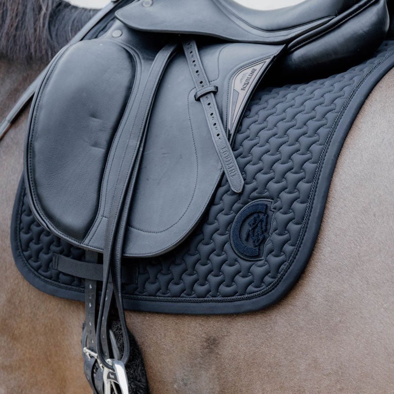 Kentucky Dressage Saddle Pad Plaited 3D Logo - Nags Essentials