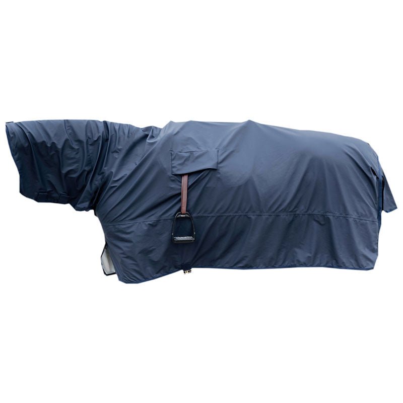 Kentucky Horse Raincoat with Stirrup Holes – Navy - Nags Essentials