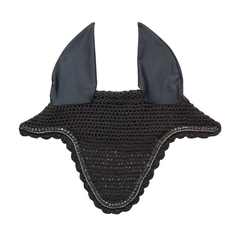 Kentucky Horsewear Long Fly Veil Stone and Pearl - Nags Essentials