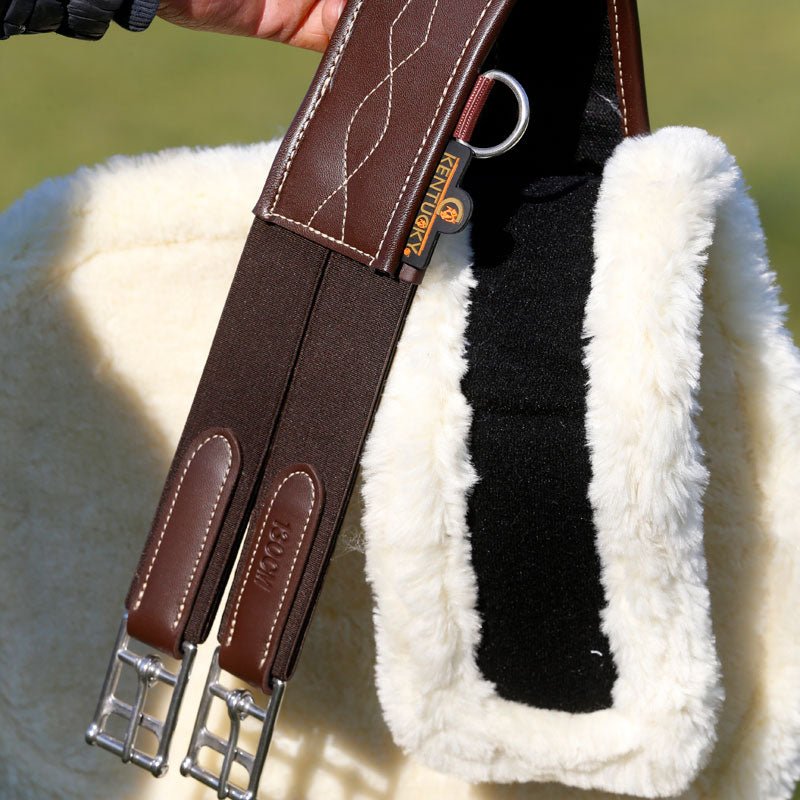 Kentucky Horsewear Sheepskin Stud Girth Cover - Nags Essentials