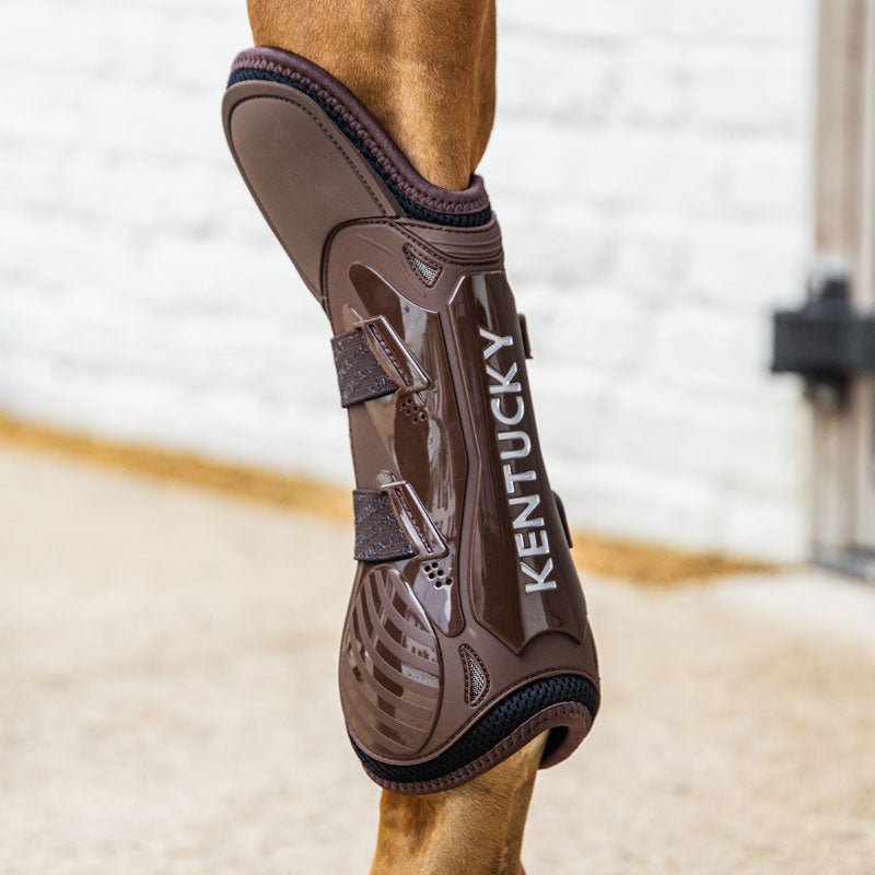 Kentucky Horsewear Tendon Boots Elastic with Knee Protection - Nags Essentials