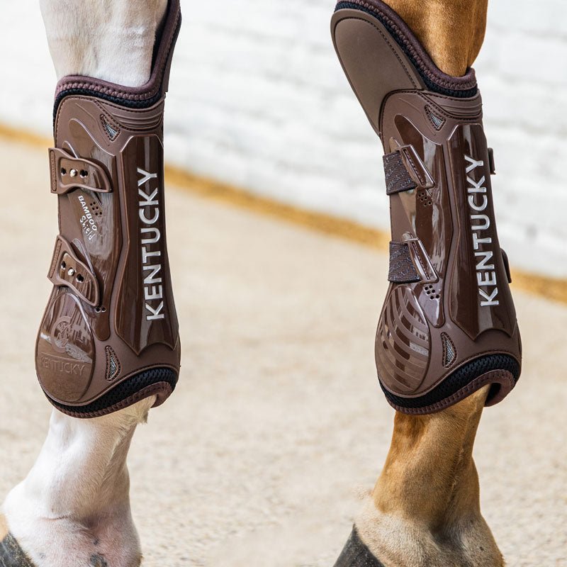 Kentucky Horsewear Tendon Boots Elastic with Knee Protection - Nags Essentials