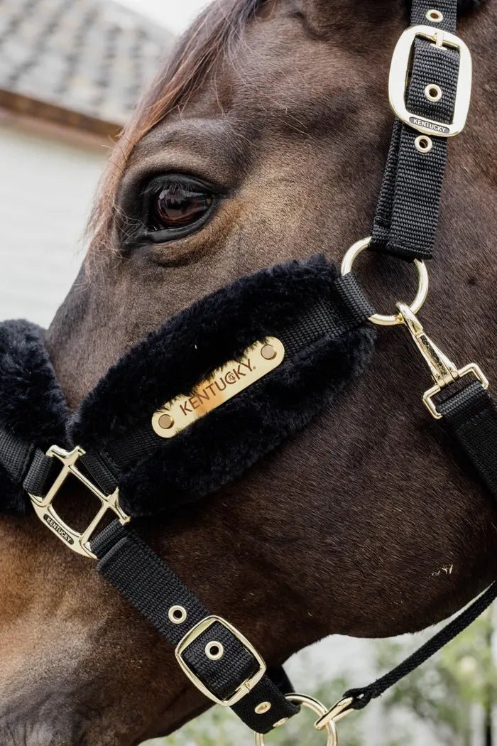 Kentucky Nylon Sheepskin Halter Soft - Nags Essentials