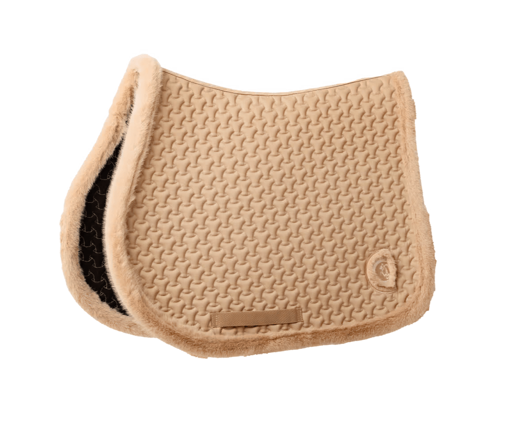 Kentucky Saddle Pad Fake Fur Plaited Quilt Jumping - Nags Essentials