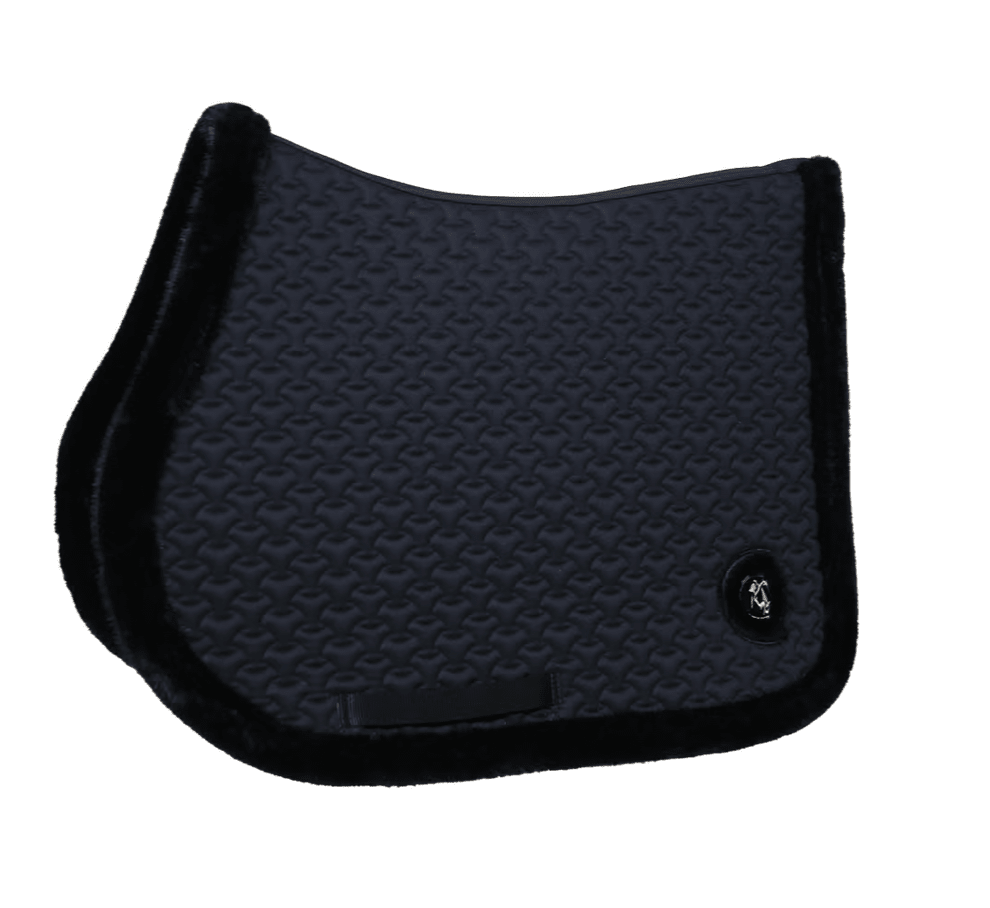 Kentucky Saddle Pad Fake Fur Plaited Quilt Jumping - Nags Essentials