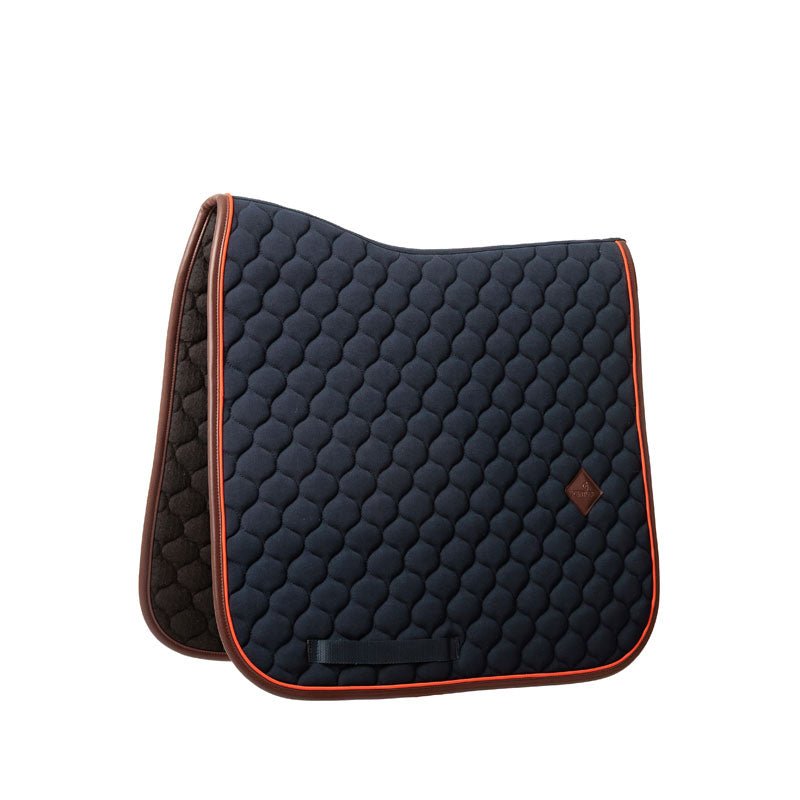 Kentucky Saddle Pad Onion Quilt Neon Leather Dressage - Nags Essentials