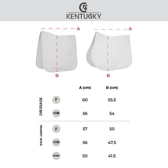 Kentucky Saddle Pad Pied De Poule Jumping - Nags Essentials