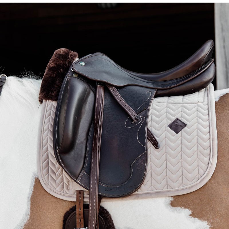 Kentucky Skin Friendly Dressage Velvet Saddle Pad - Nags Essentials