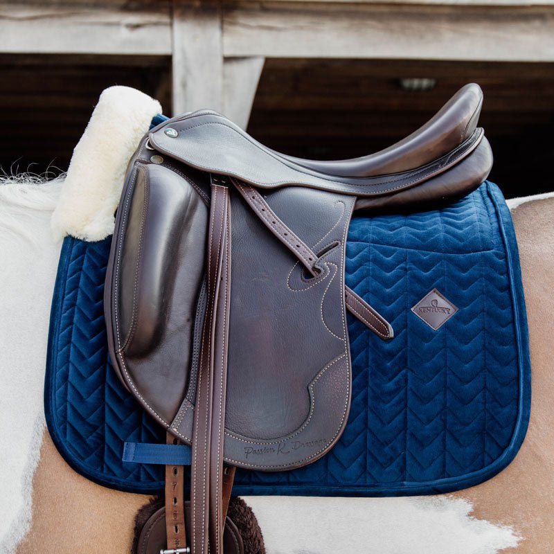 Kentucky Skin Friendly Dressage Velvet Saddle Pad - Nags Essentials