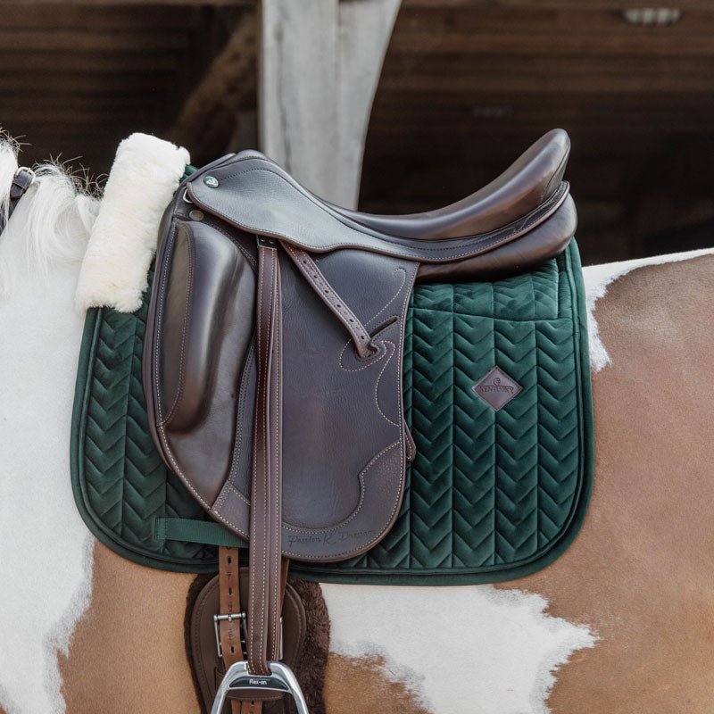 Kentucky Skin Friendly Dressage Velvet Saddle Pad - Nags Essentials
