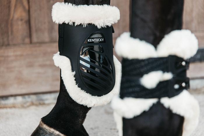 Kentucky Vegan Sheepskin Fetlock Boots Elastic - Nags Essentials