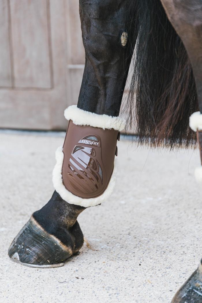 Kentucky Vegan Sheepskin Fetlock Boots Elastic - Nags Essentials