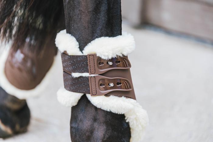 Kentucky Vegan Sheepskin Fetlock Boots Elastic - Nags Essentials