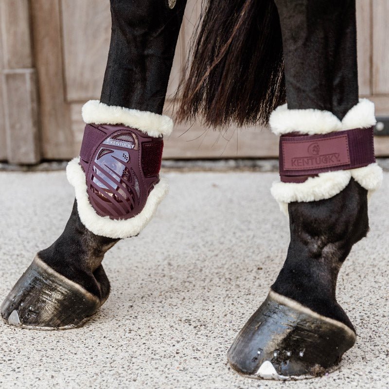 Kentucky Vegan Sheepskin Young Horse Fetlock Boots - Nags Essentials