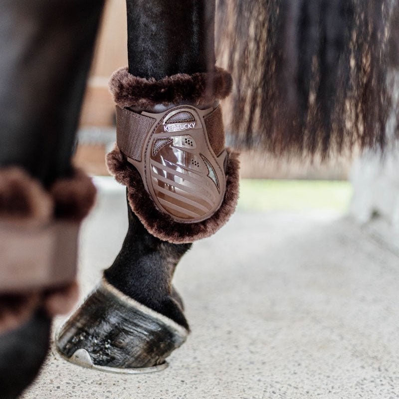Kentucky Vegan Sheepskin Young Horse Fetlock Boots - Nags Essentials