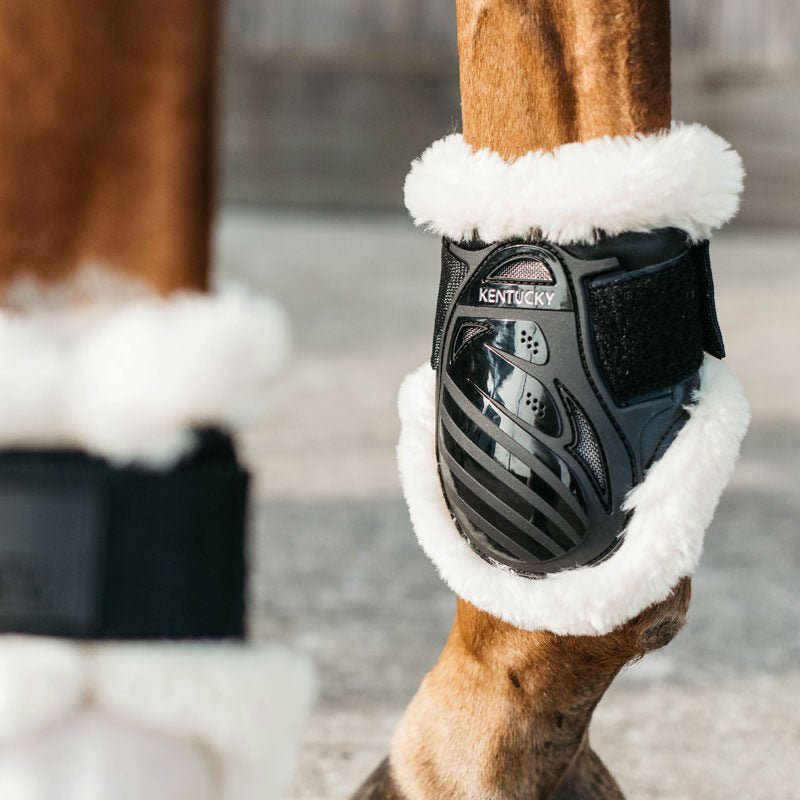 Kentucky Vegan Sheepskin Young Horse Fetlock Boots - Nags Essentials