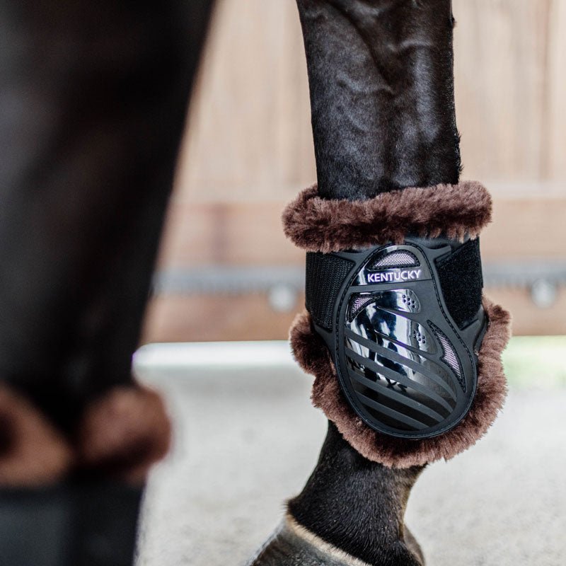 Kentucky Vegan Sheepskin Young Horse Fetlock Boots - Nags Essentials