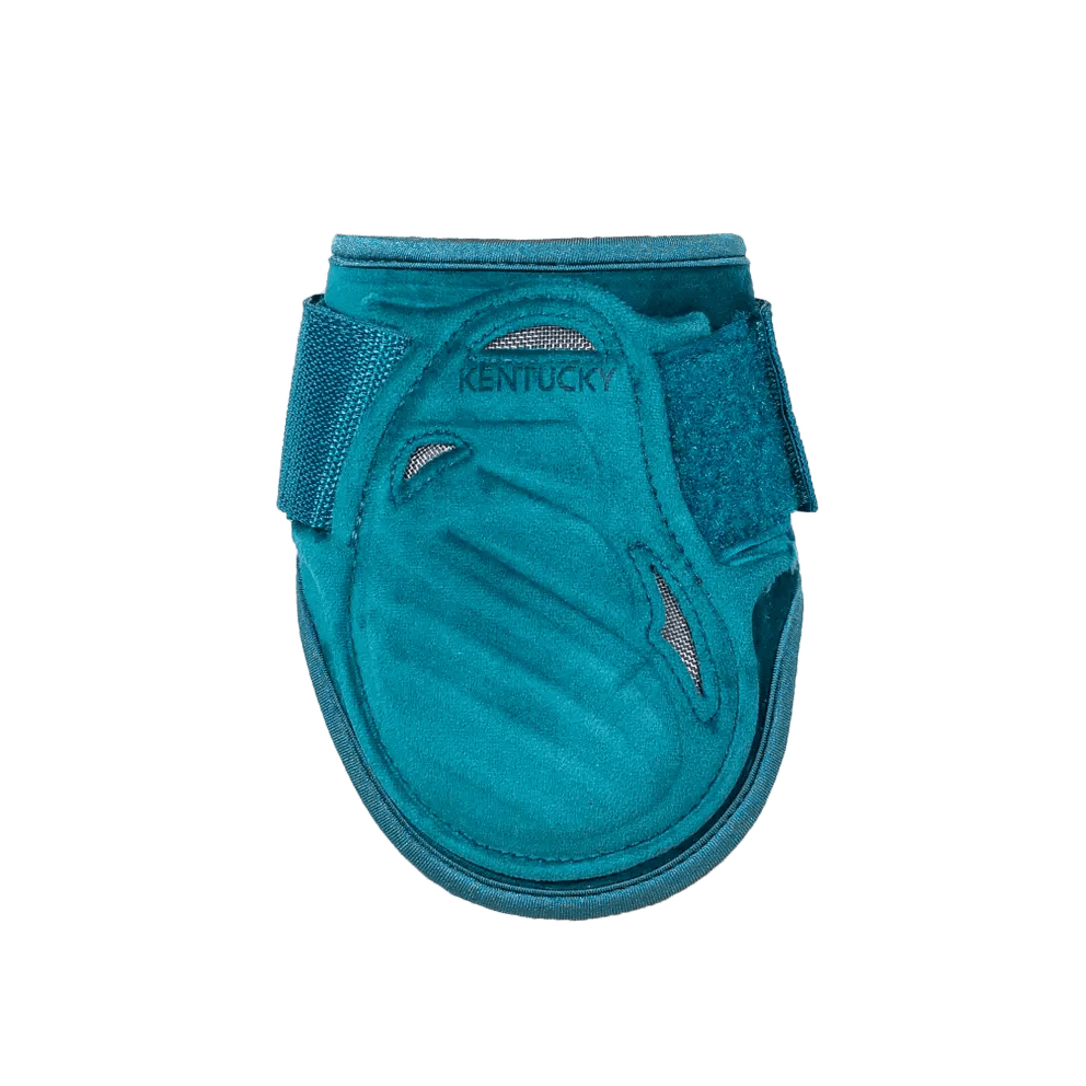 Kentucky Young Horse Fetlock Boots Velvet -Emerald Green - Nags Essentials