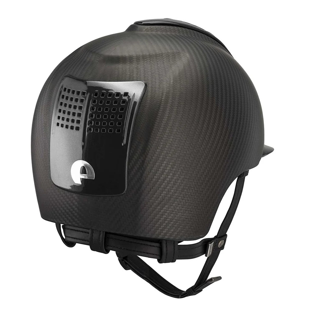 KEP Carbon E - Light Matt 2 Black Metal Inserts Standard Peak - Nags Essentials