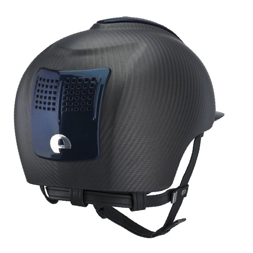 KEP Carbon E - Light Matt 3 Blue Metal Inserts Standard Peak - Nags Essentials
