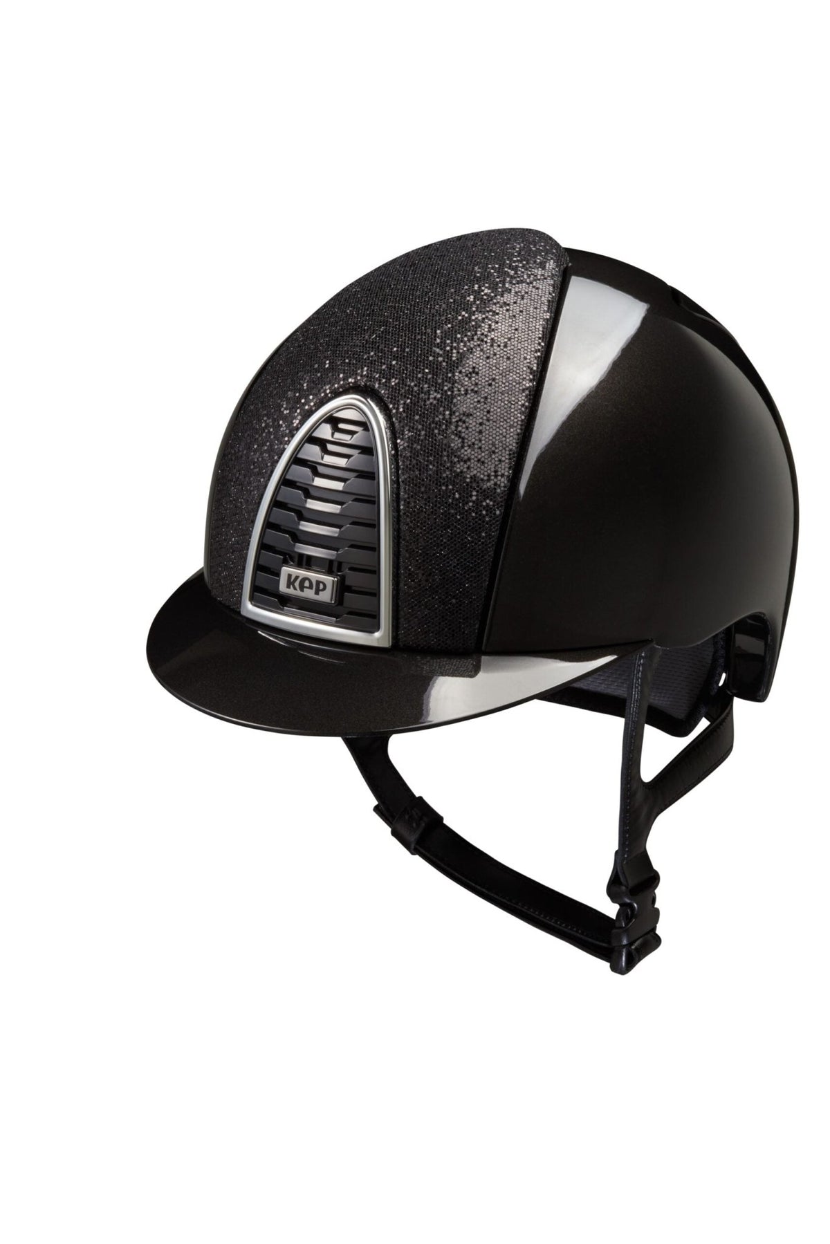 KEP Cromo 2.0 Glitter Shine Black Standard Peak - Nags Essentials