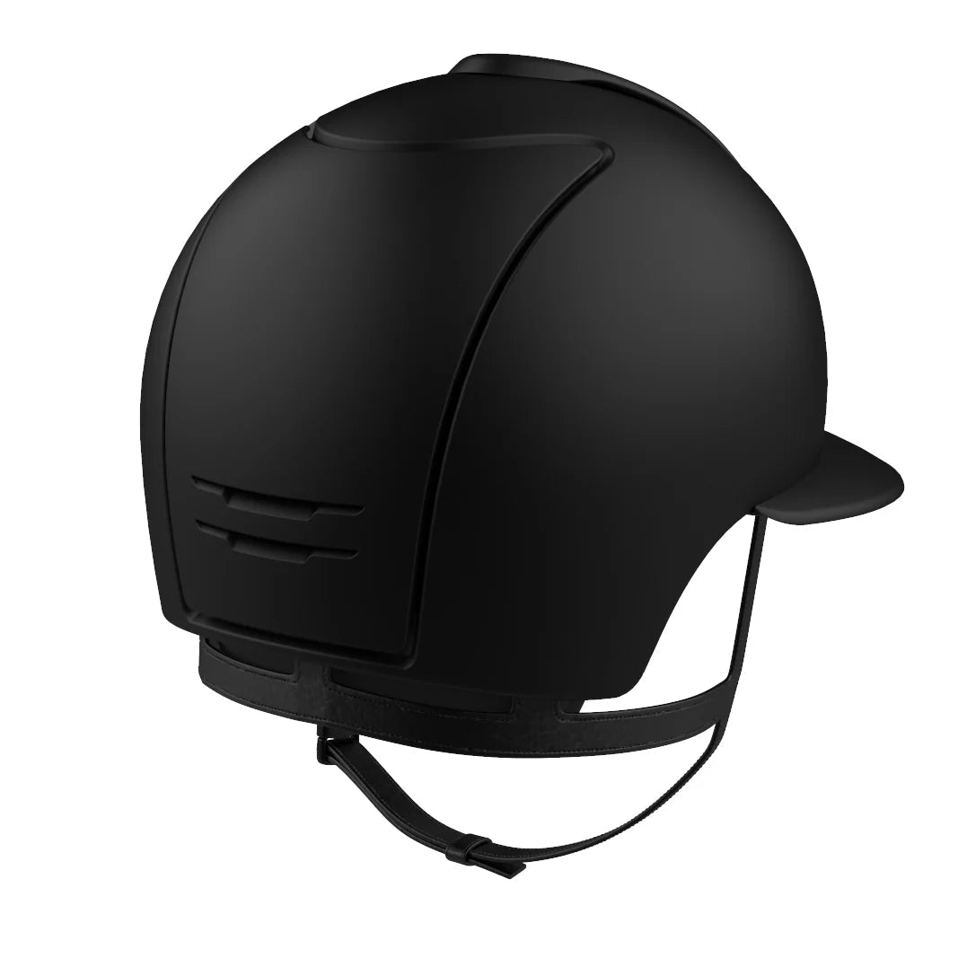 KEP Cromo 2.0 Matt Black with Black Harness Polo Peak - Nags Essentials