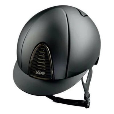 KEP Cromo 2.0 Matt Black with Black Mirrors and Crystals with Black Harness Standard Peak - Nags Essentials