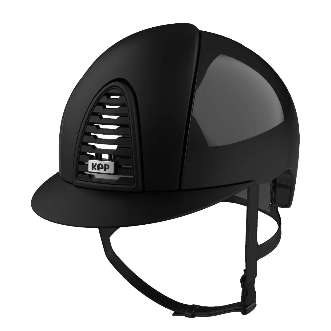 KEP Cromo 2.0 Polish and Textile Black Standard Peak - Nags Essentials