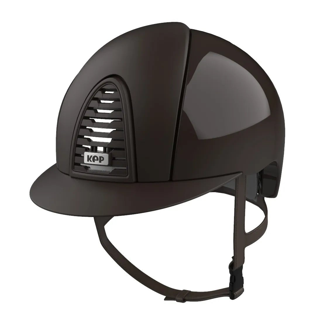 KEP Cromo 2.0 Polish and Textile Brown Standard Peak - Nags Essentials