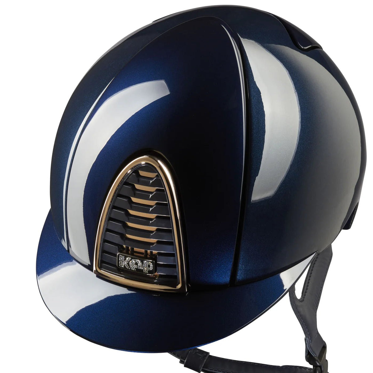 KEP Cromo 2.0 Shine Blue with Rose Gold Mirror and Crystals with Blue Harness Standard Peak - Nags Essentials